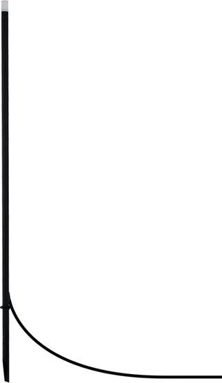 Espeto Led Alum&amp;#xED;nio Preto 0,7w 24v 2400k 300&amp;#xB0; Ip65 Organik