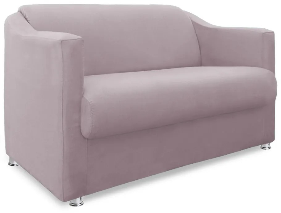 Namoradeira Cecilia 2 Lugares Suede Crepe 1,20 m Decorativa Sala Recepção