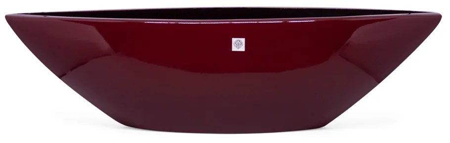 Vaso Decorativo Barca Vermelho Lira 17x63x17 cm - D'Rossi