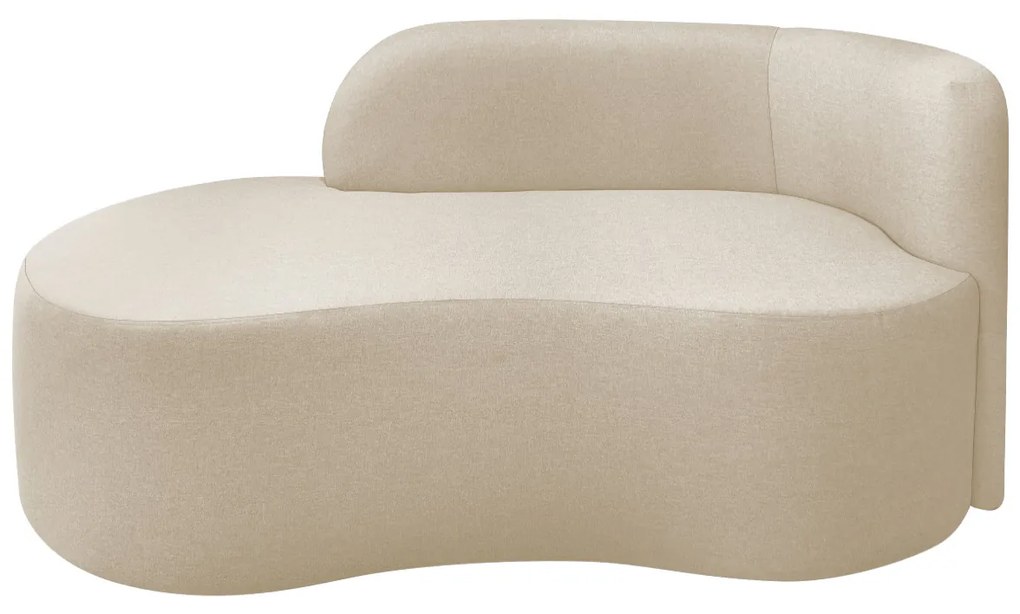 Divã Recamier Orgânico Tokyo 180cm Lado Esquerdo Bouclé - ADJ Decor
