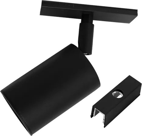 Módulo Spot Alumínio Para Perfil Ø5,6cm Lisse I - PRETO