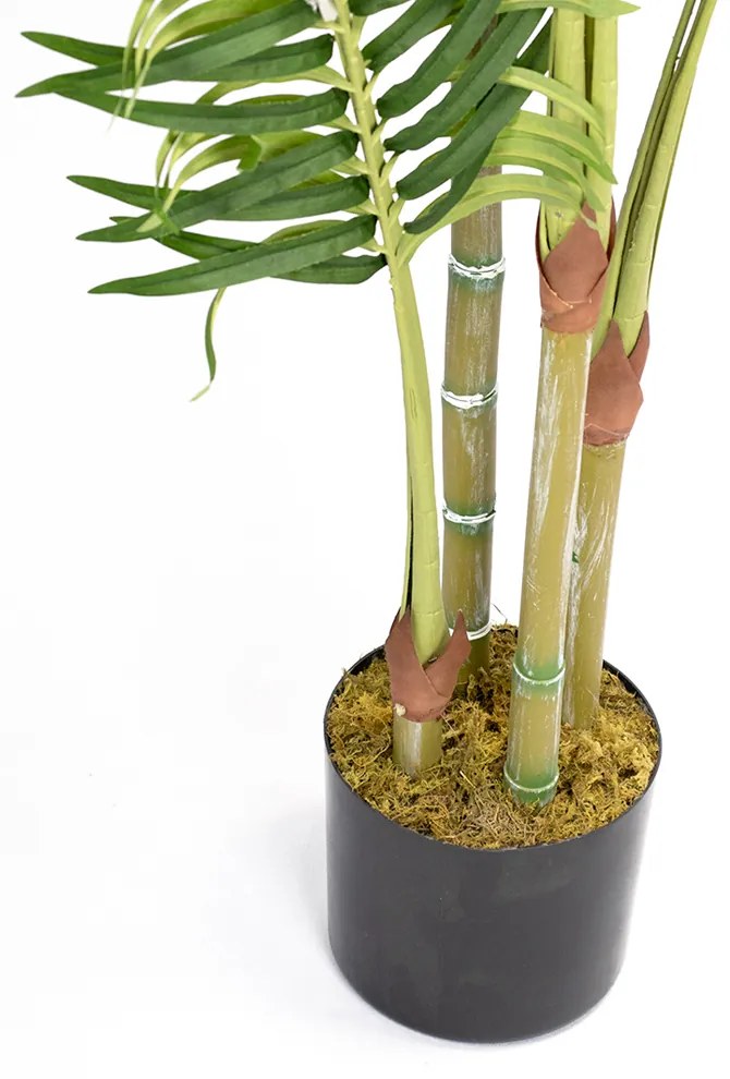 Palmeira Planta Artificial Areca Verde 120x26 - D'Rossi