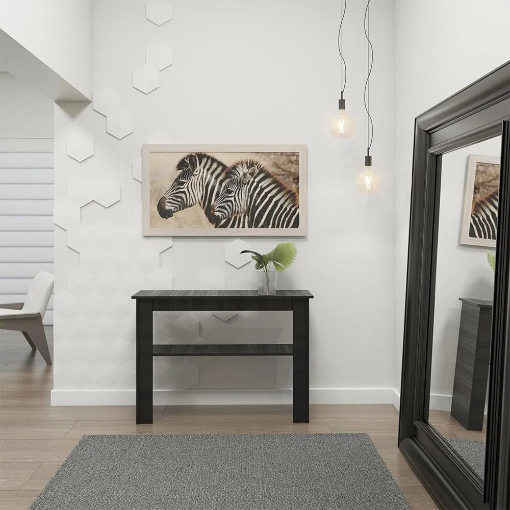 Aparador Para Sala Decoração Premium Prateleira Preto
