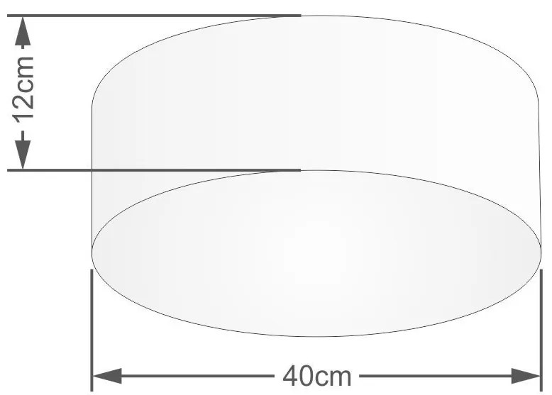 Plafon Para Dormitório Cilíndrico SD-3005 Cúpula Cor Rústico Bege
