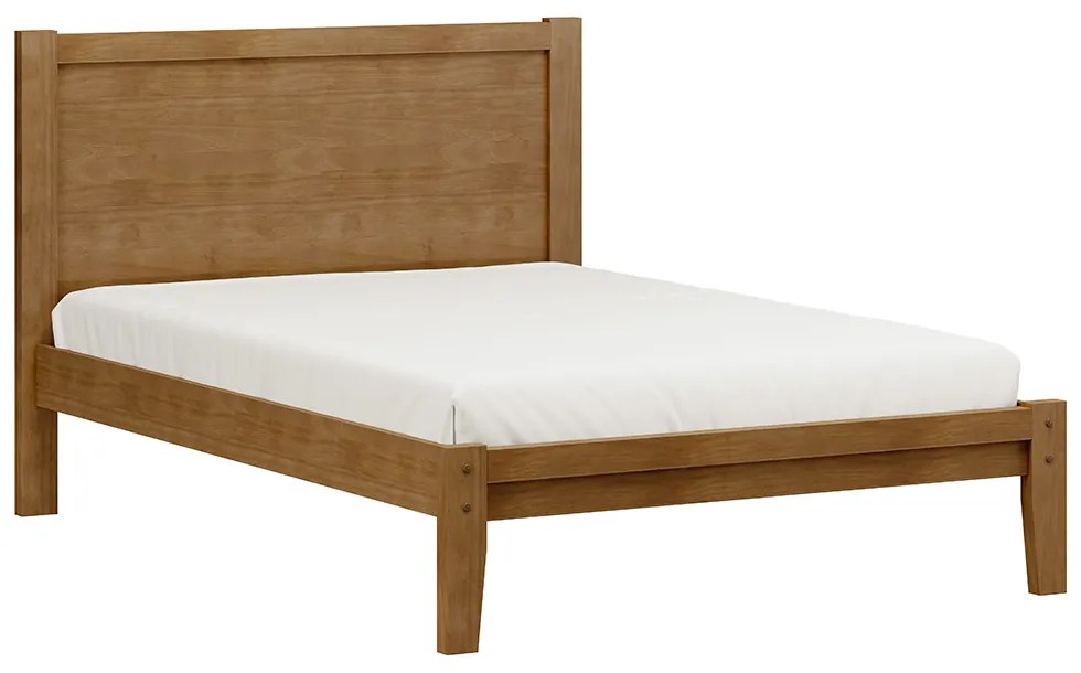 Cama Casal Decorativa Every Madeira 140CM Freijó - G74 - Gran Belo