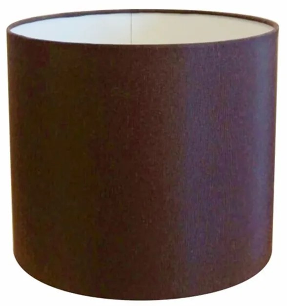 Cúpula Abajur Cilíndrica Cp-8012 Ø30x25cm Café