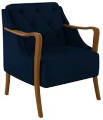 Kit 2 Poltronas Decorativas para Sala de Estar Capitonê Lapa Z32 Velud