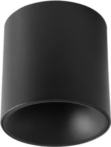 Spot Led De Sobrepor Preto 18W 1160Lm 2700K Downlight Can