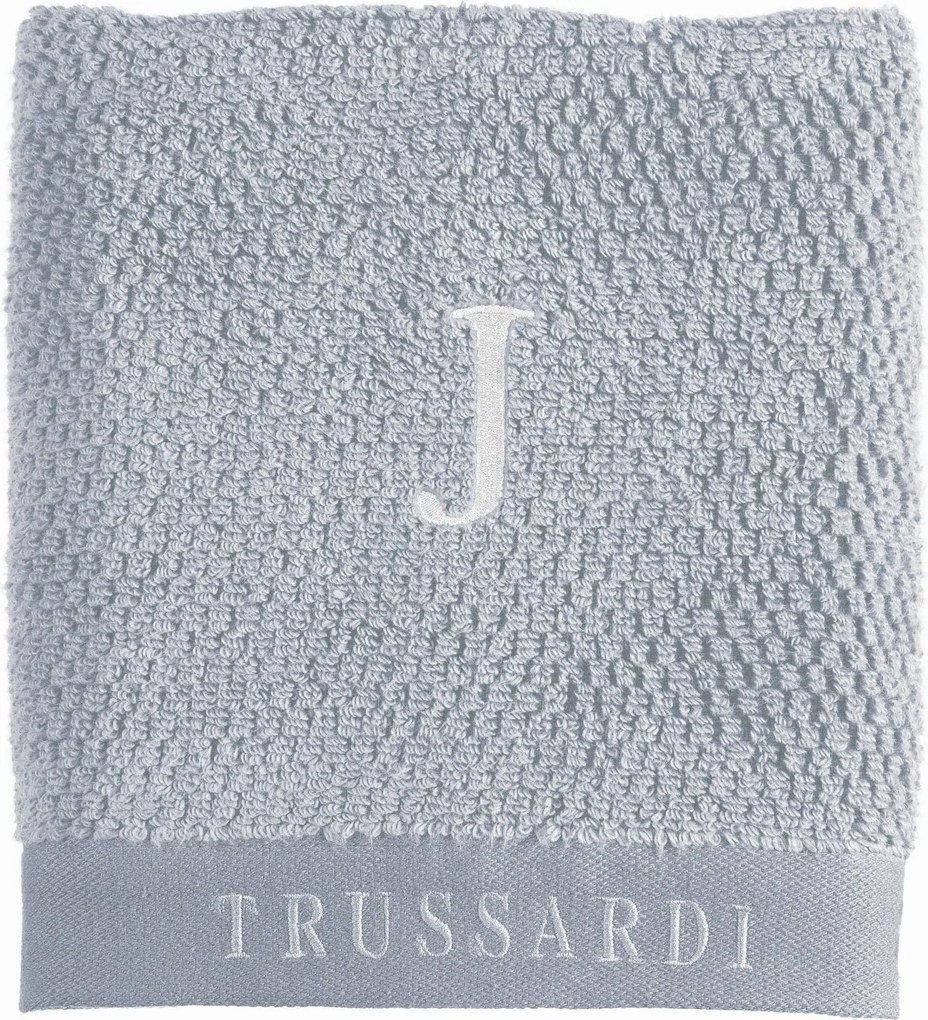 Toalha de Rosto Trussardi 100% Algodão Maggiore - Azzuro Azzuro