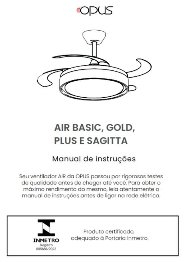 Ventilador De Teto Sagitta Branco Pás Retrátil Led 30W Multicolor Bivo...