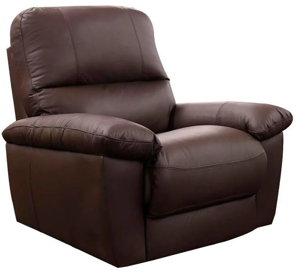 Poltrona do Papai Reclinável Elétrica Armênia Power Touch Couro Capucino G40 - Gran Belo