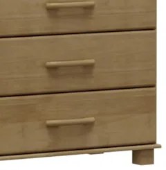 Cômoda Para Quarto 85cm 4 Gavetas Pé Madeira Eduarda Freijó F07 - Mpoz