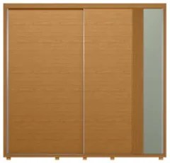 Guarda Roupa Casal 240cm 2 Portas Aline Flex A02 Off/Sálvia - Mpozenat