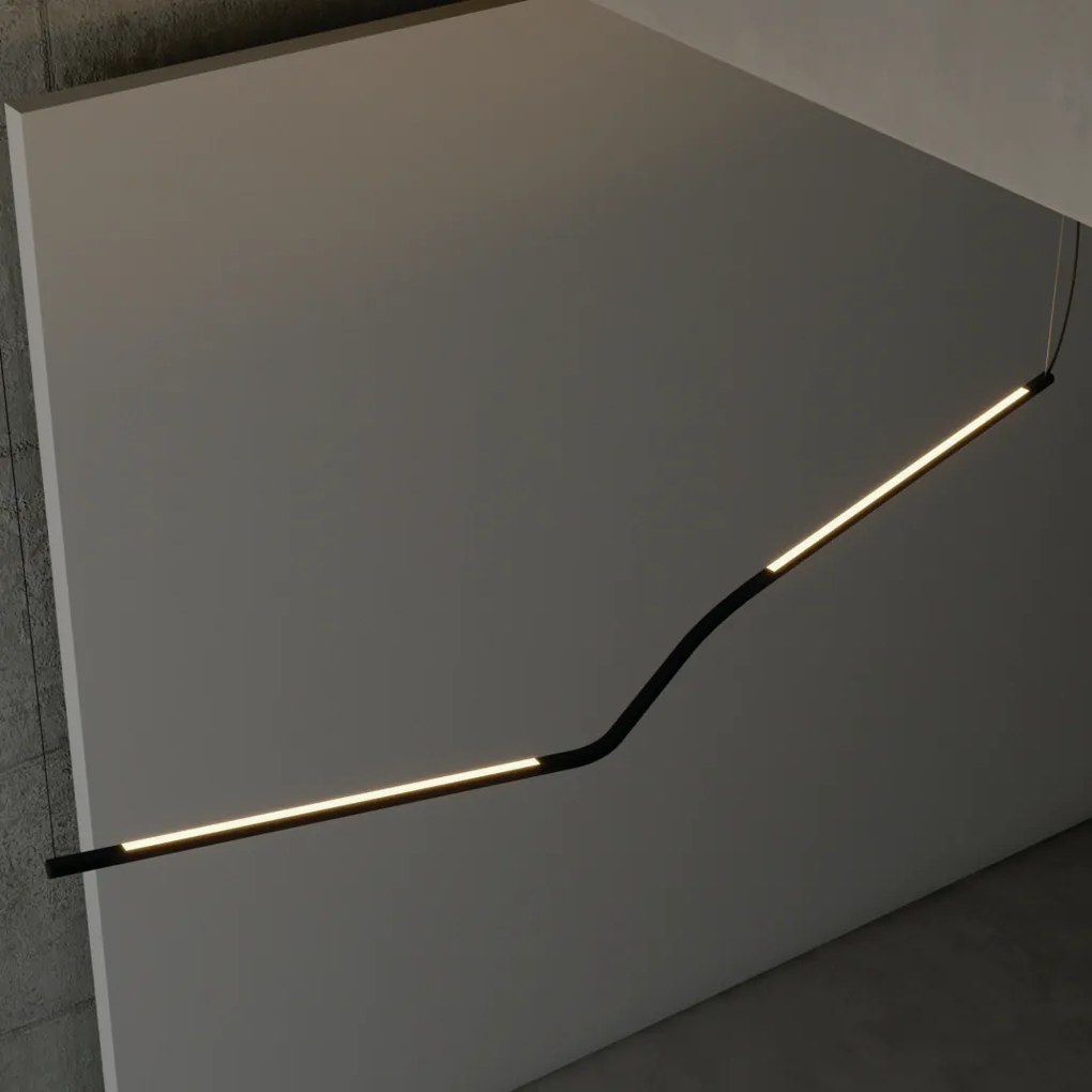 Pendente Fio Ø2,2X31X160Cm Led 20W Canopla Porta Driver Por Waldir Jun... (FN-F - Fendi Fosco, 4000k, 220v)