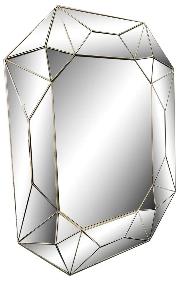 Espelho Decorativo Prata Diamond 61x51x4,5 Cm - D'Rossi