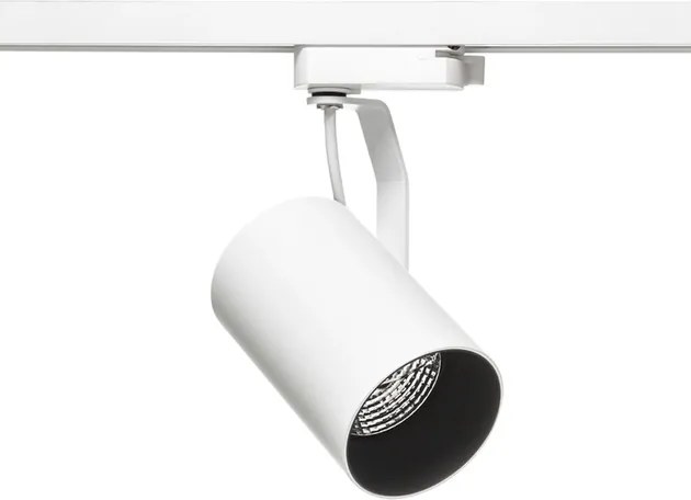 Spot Para Trilho Aluminio Flow Gu10 15W - BRANCO