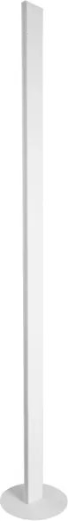 Luminaria De Piso Led Metal E Acrilico 43W 3000K Tower - BRANCO