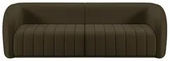 Sofá Decorativo 3 Lugares 252cm e Poltrona Meris M22 Veludo Marrom - M
