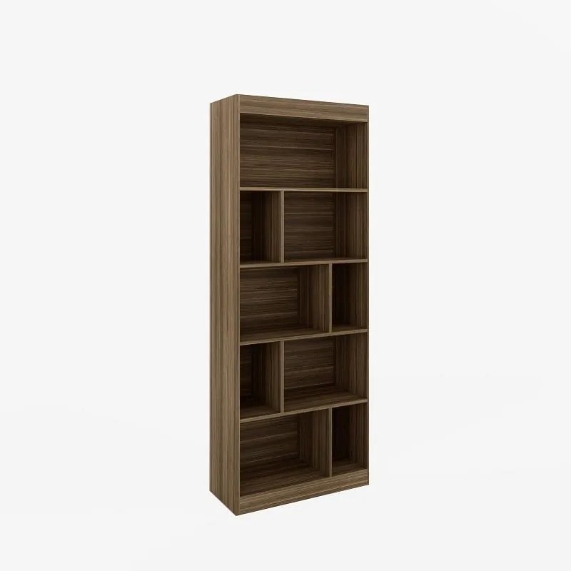 Estante Livreiro 9 Nichos Home Office Escritório Castanho