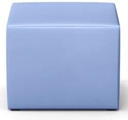 Poltrona de Amamentação Pés Madeira e Puff Lucy Z39  Sintético Azul -