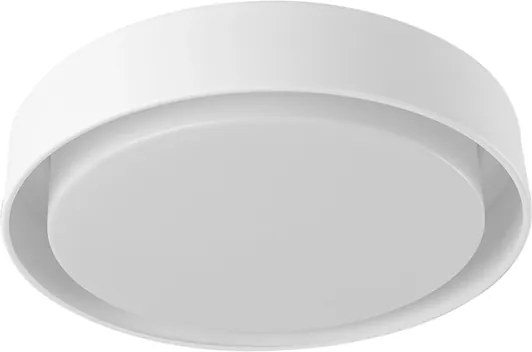 Plafon De Sobrepor Redondo Aluminio Dubai - BRANCO