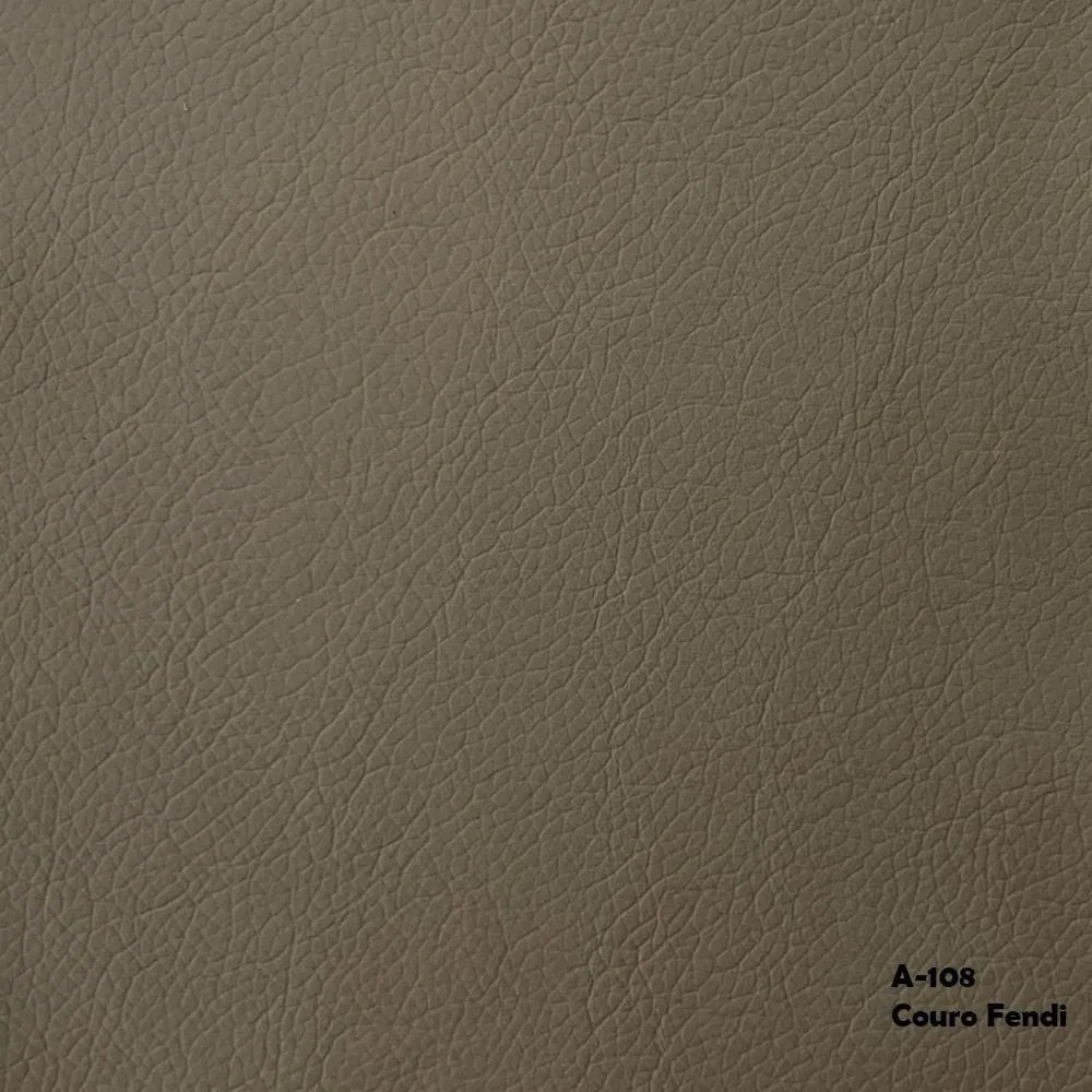 Poltrona Decorativa Bia Couro Fendi G58 - Gran Belo