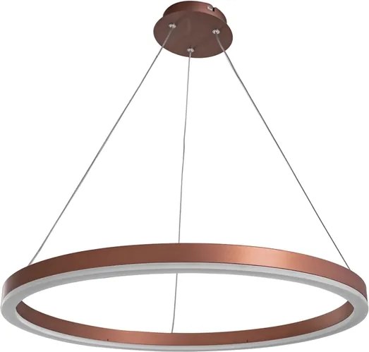 Pendente Led Aluminio Cafe 30W 3000K Luz Amarela Yamamura