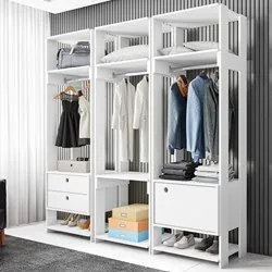Módulo Guarda Roupa Closet Casal 1 Porta 2 Gavetas Titan Branco Vellut
