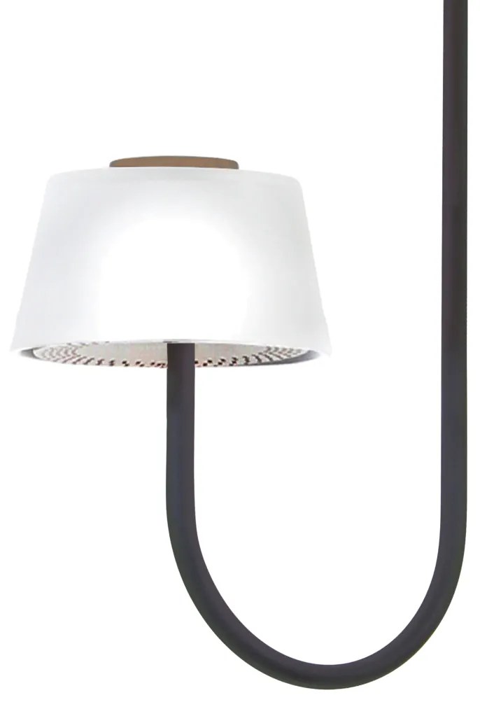 Plafon Mushroom Glass 66,5X14X29Cm Metal Alumínio E Vidro 2Xg9 - Old A... (COBRE FOSCO)