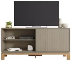Rack Bancada Para TV 45 Pol 136cm Lucca Areia/Freijó C01 - Mpozenato