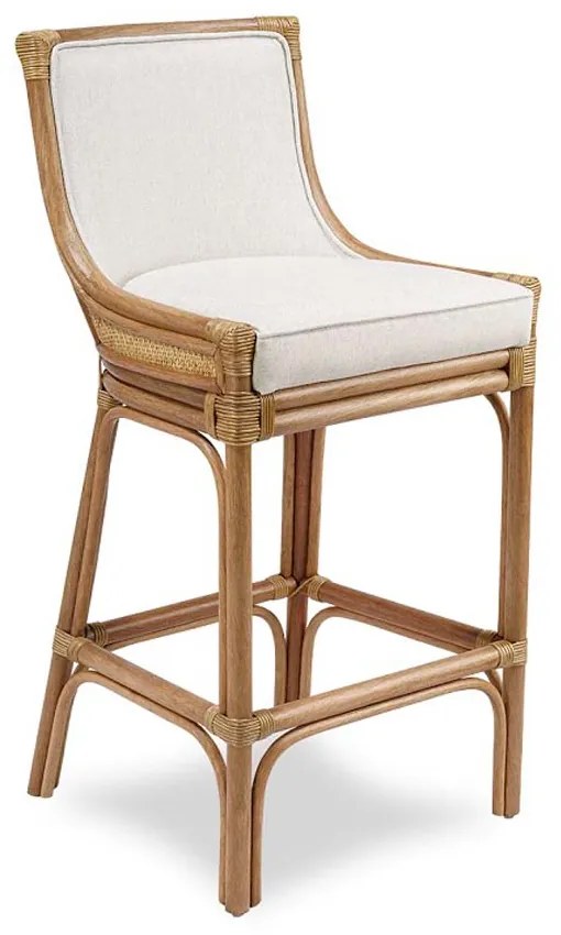 Banqueta El Camino Palha de Rattan Junco Envelhecido Estrutura Apuí Eco Friendly Design