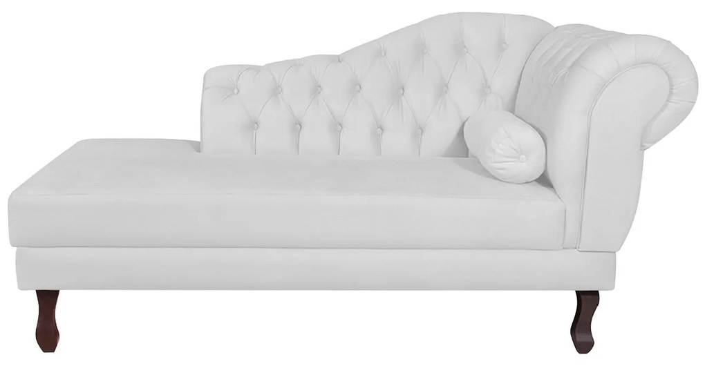 Recamier Diana 185cm Lado Esquerdo Corano Branco - ADJ Decor