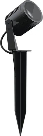 Espeto Led Aluminio Preto 18,5W 1500Lm Ip67 3000K S.Ground