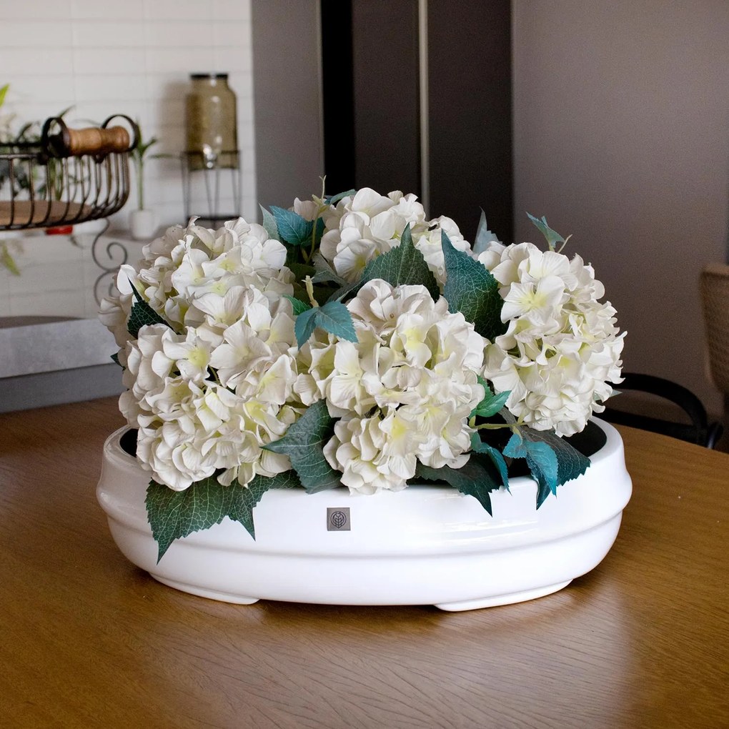 Vaso Bacia Decorativo Osaka M 11,5x44x36 cm - D'Rossi