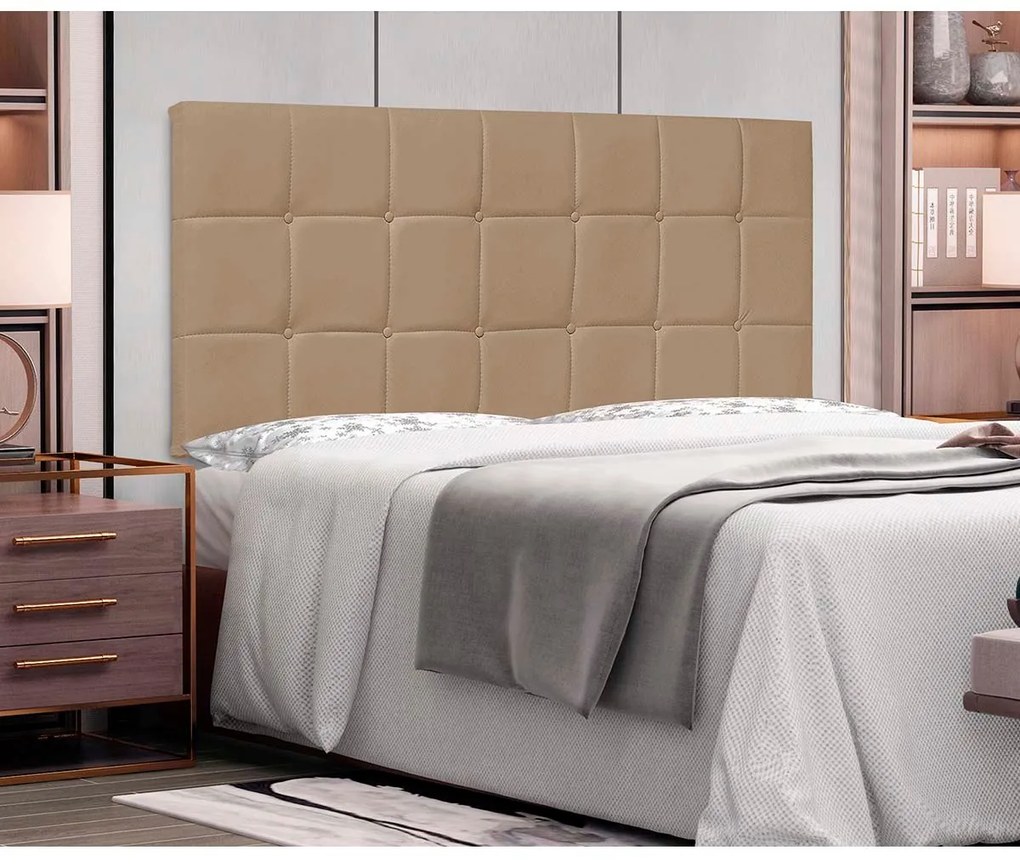 Painel Cama Solteiro Pôlonia SPZ 90cm Suede
