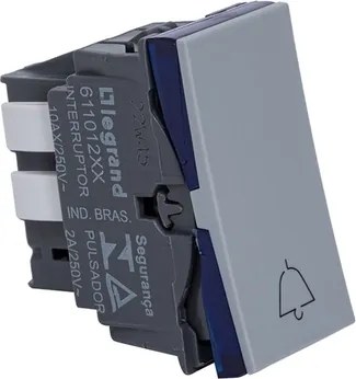 Pulsador Campainha Pial Plus+ 20a Cinza