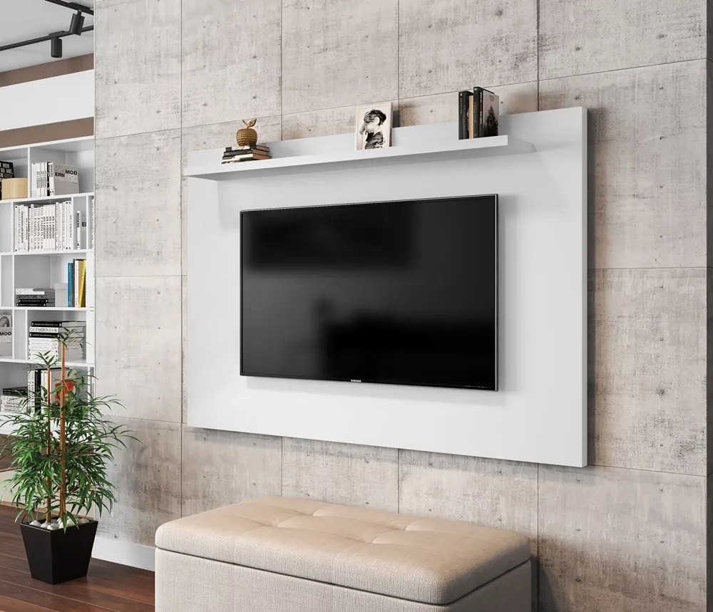 Painel Kenzo Branco – Móveis Bechara