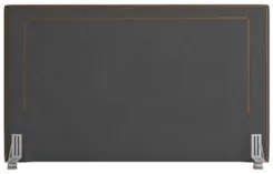 Cabeceira Cama Box Casal Queen 160cm Mali Z37 Veludo Chumbo - Mpozenat