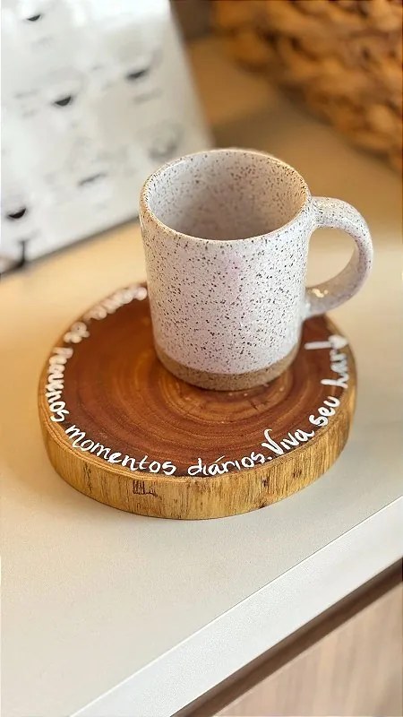Bolacha de Madeira Personalizada