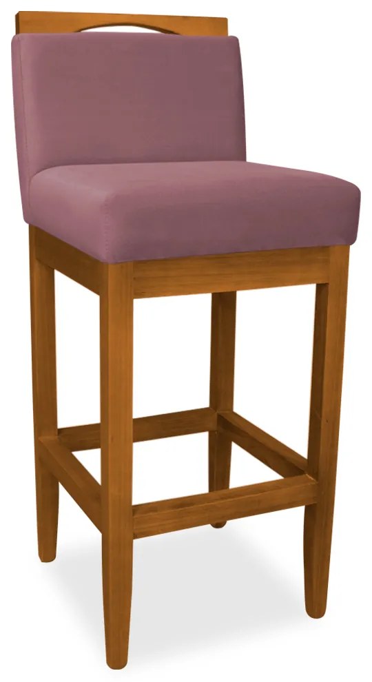 Kit 4 Banquetas Decorativa Elis Veludo Rose