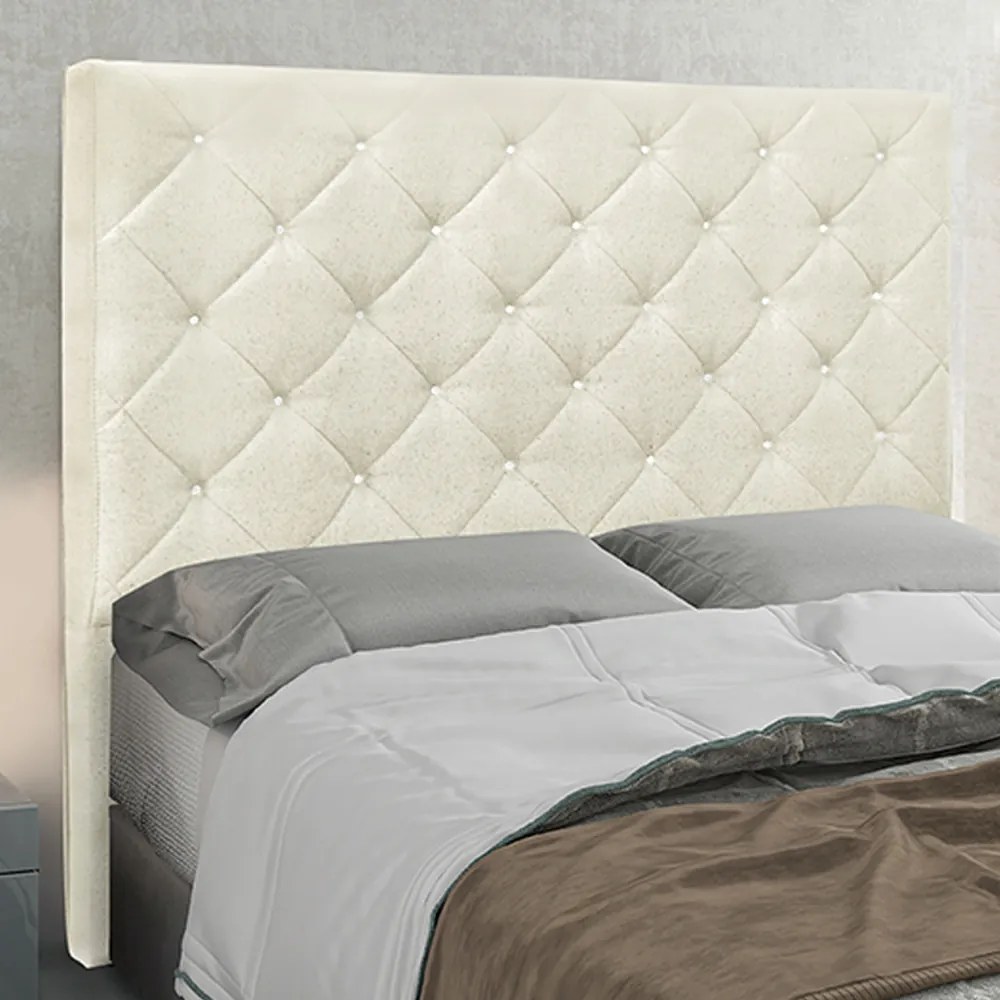 Cabeceira Decorativa Casal 1,40M Tàzio Linho Natural G63 - Gran Belo
