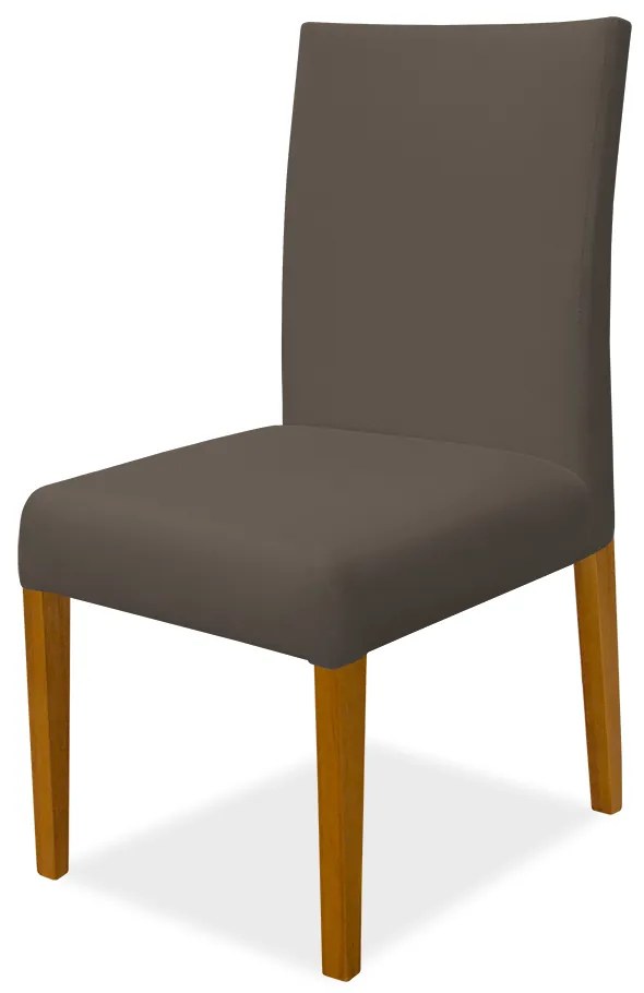 Cadeira de Jantar Milan Veludo Marrom