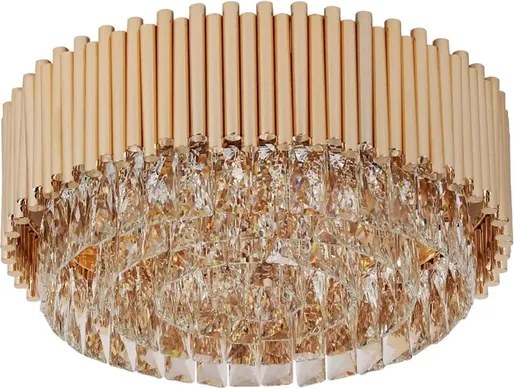 Plafon De Sobrepor Metal Ouro Frances 45Cm Notre-Dame