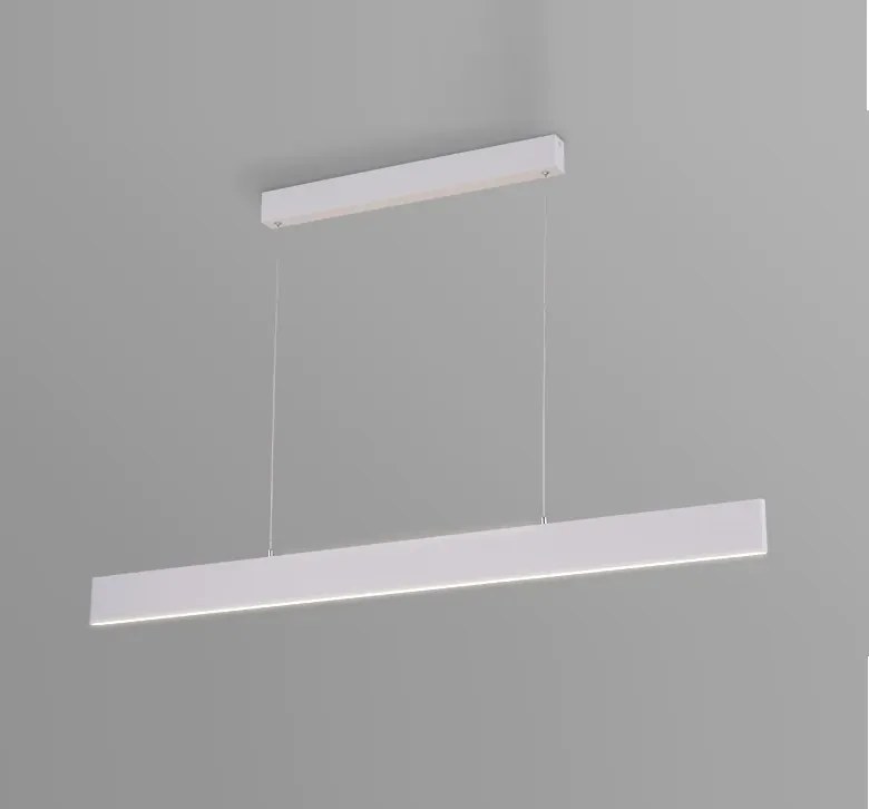 Pendente Matrix 30W Led 3000K Ip20 Branco Bivolt 118,5X150Cm | Opus Dn... (Branco)
