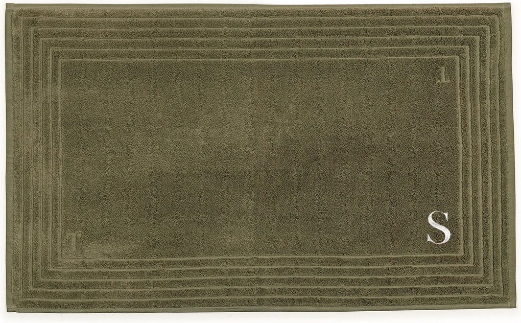 Toalha de Piso Trussardi 100% Algodão Linee - Oliva Oliva