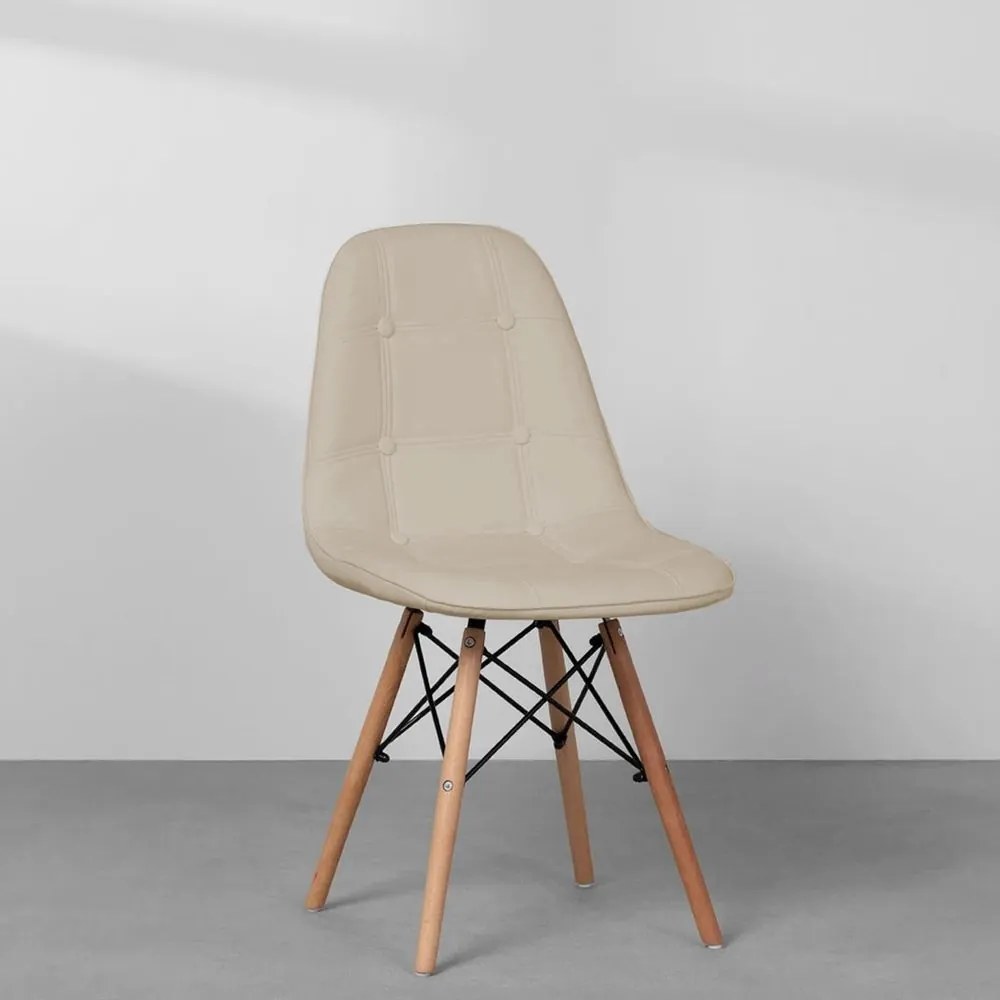 Cadeira Eiffel Botonê - Bege Acinzentado