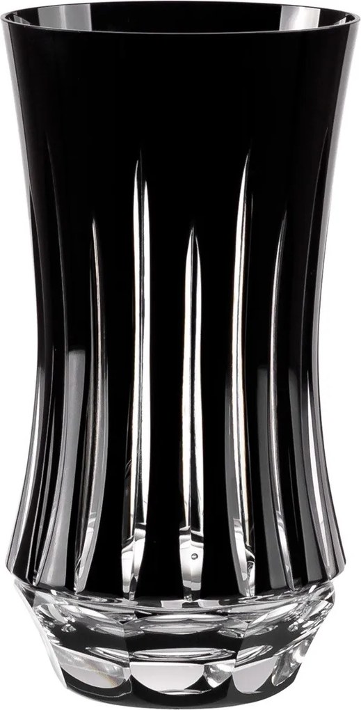 Copo de Cristal Mozart Basic Lapidado P/ Long Drink 430ml Preto - 66