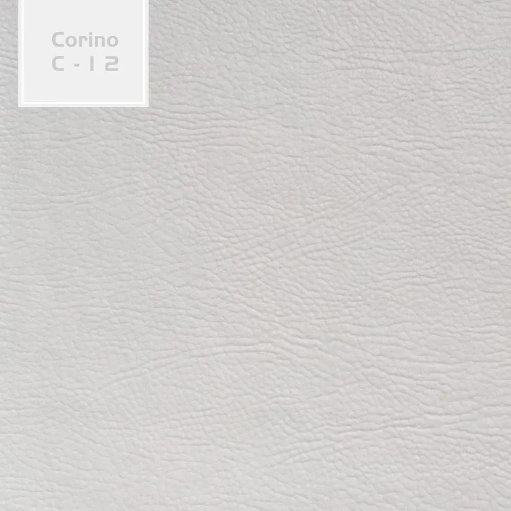 Poltrona 2 Lugares Liverpool Sala de Estar PU Sintético Branco G15 - Gran Belo