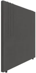 Cabeceira Cama Box Queen 160cm Estofada Rama Saturno Grafite Z04 - Mpo