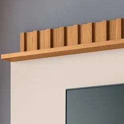 Estante Painel Para TV 70 Pol 200cm Ripado Artist H01 Off White/Cinamo